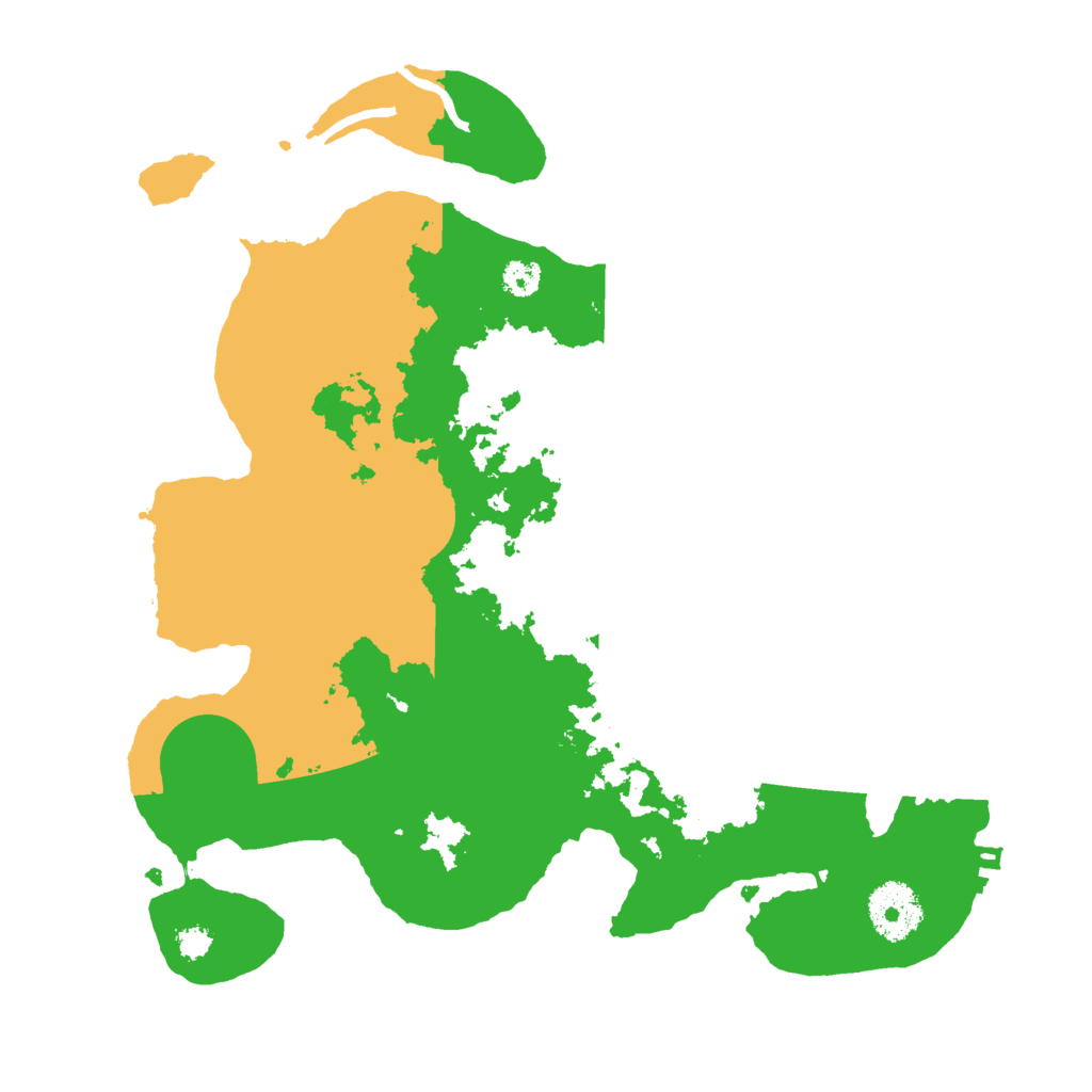 Biome Rust Map: Procedural Map, Size: 3000, Seed: 52138