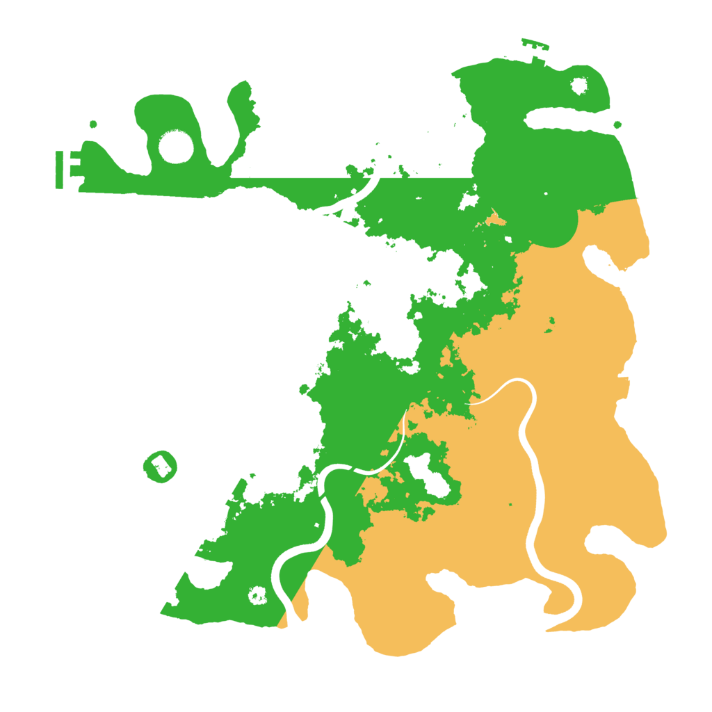 Biome Rust Map: Procedural Map, Size: 3800, Seed: 78873242