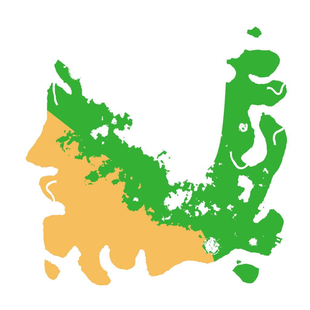 Biome Rust Map: Procedural Map, Size: 3500, Seed: 472713037