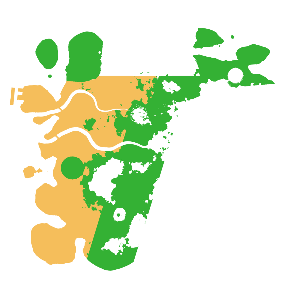 Biome Rust Map: Procedural Map, Size: 3500, Seed: 136231139