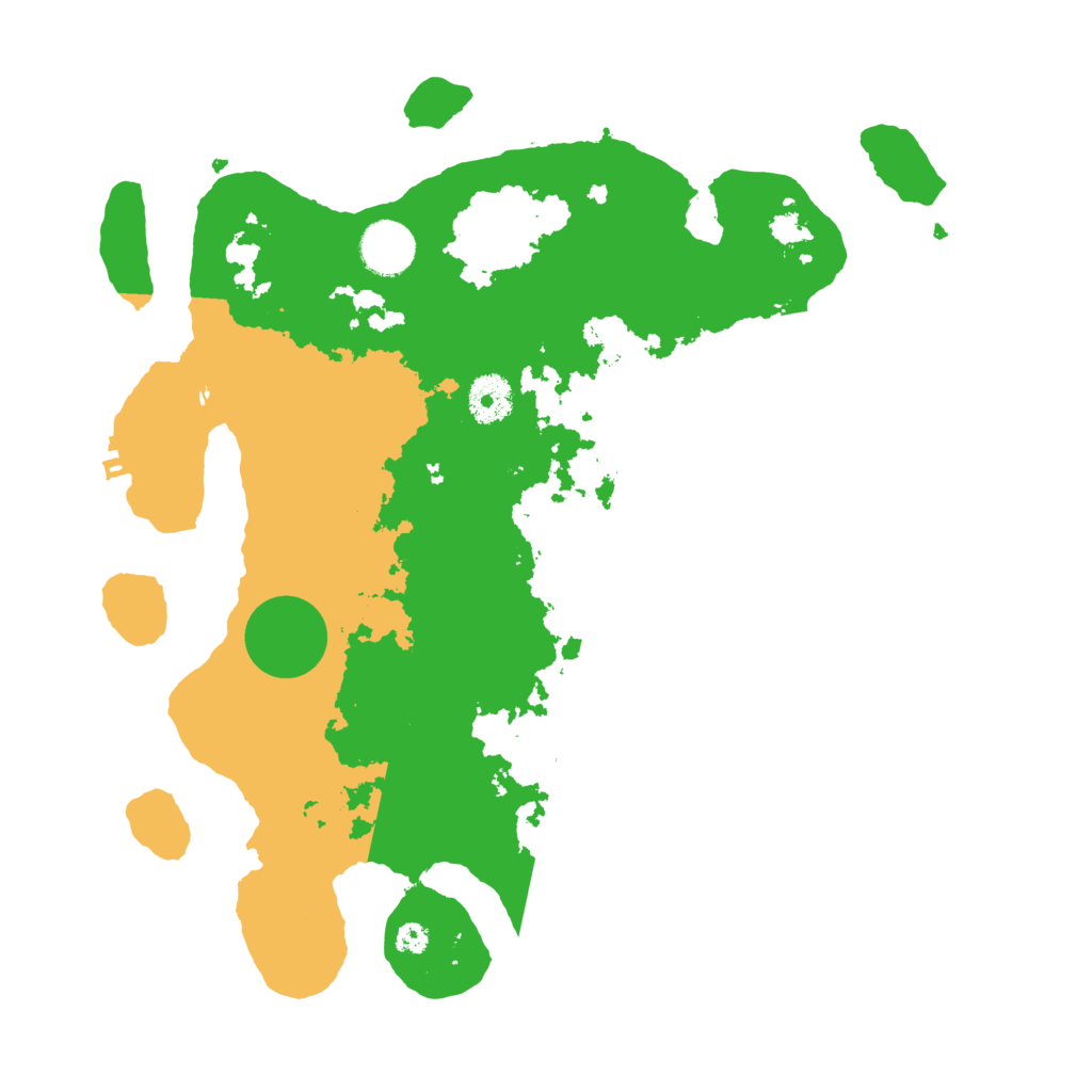 Biome Rust Map: Procedural Map, Size: 3500, Seed: 6845