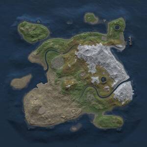 Thumbnail Rust Map: Procedural Map, Size: 2750, Seed: 1337, 6 Monuments