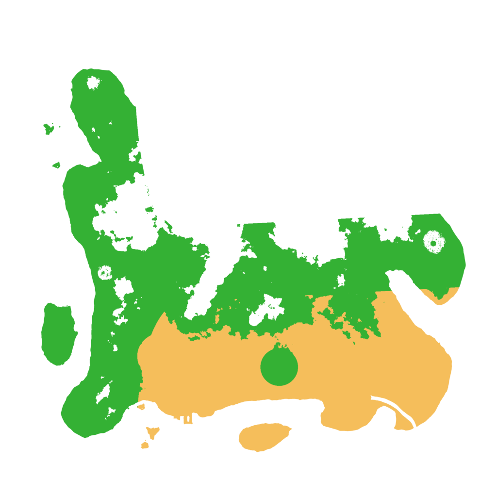 Biome Rust Map: Procedural Map, Size: 3500, Seed: 2141109629