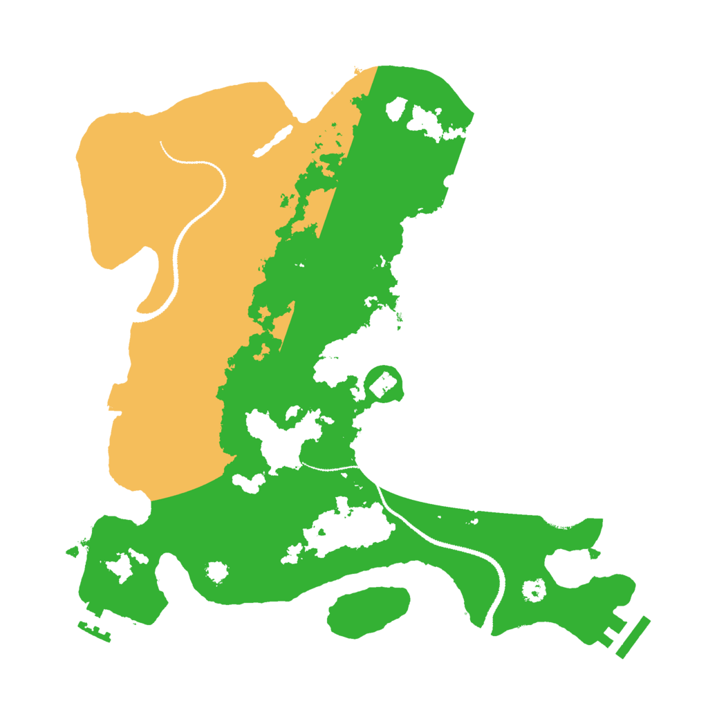 Biome Rust Map: Procedural Map, Size: 3000, Seed: 5328136
