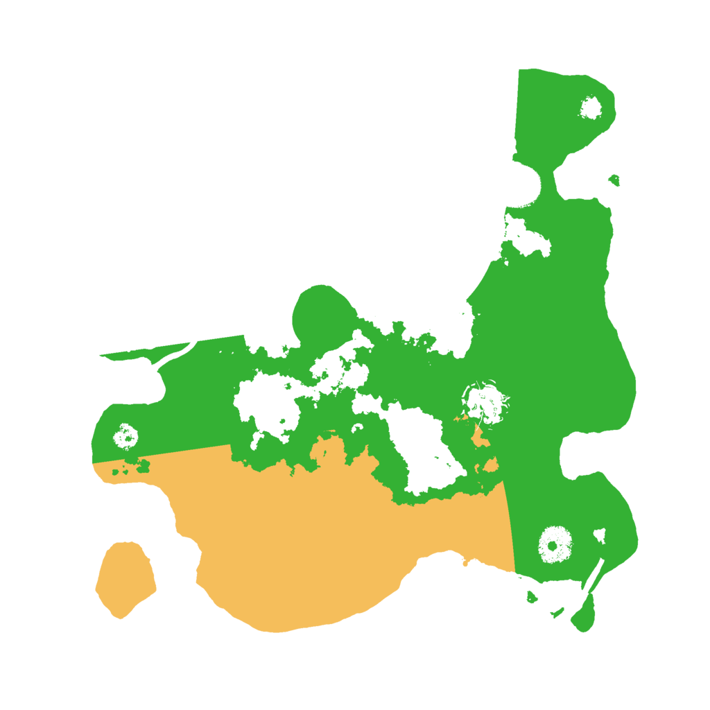 Biome Rust Map: Procedural Map, Size: 3000, Seed: 65257