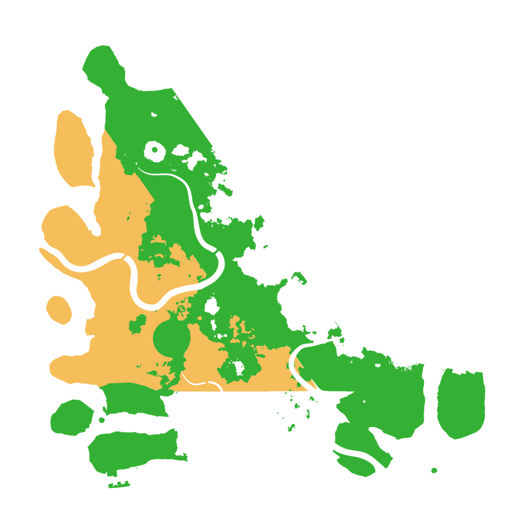 Biome Rust Map: Procedural Map, Size: 3700, Seed: 1728070489