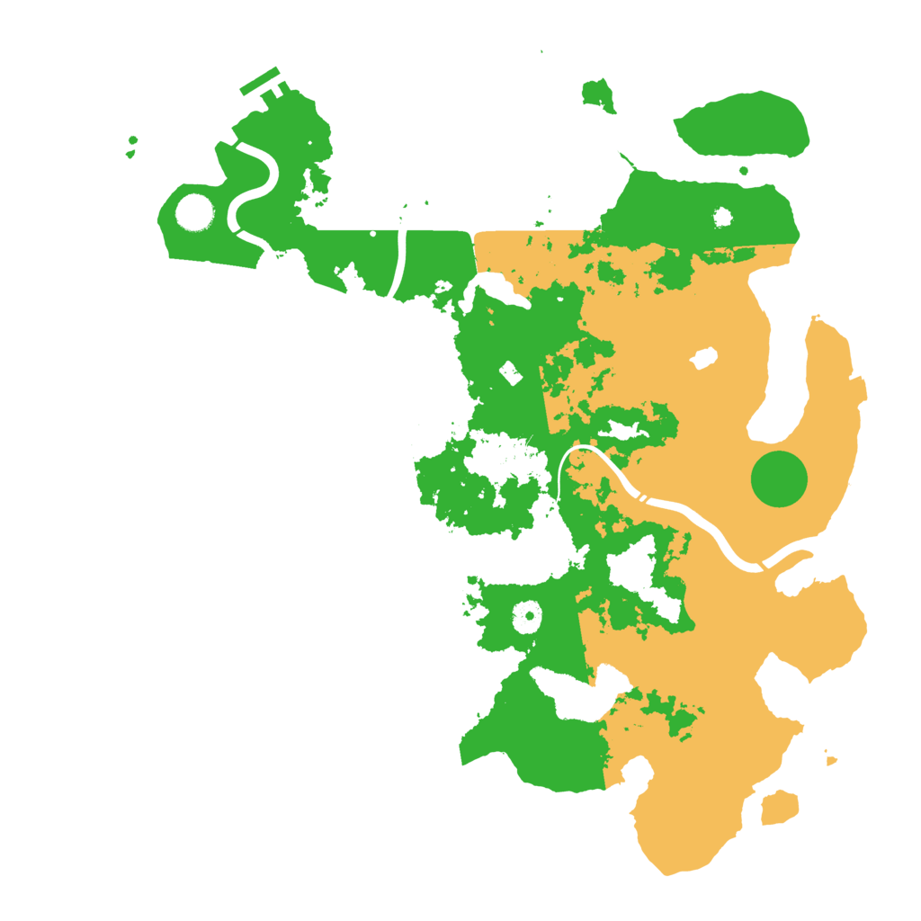 Biome Rust Map: Procedural Map, Size: 4300, Seed: 790572504