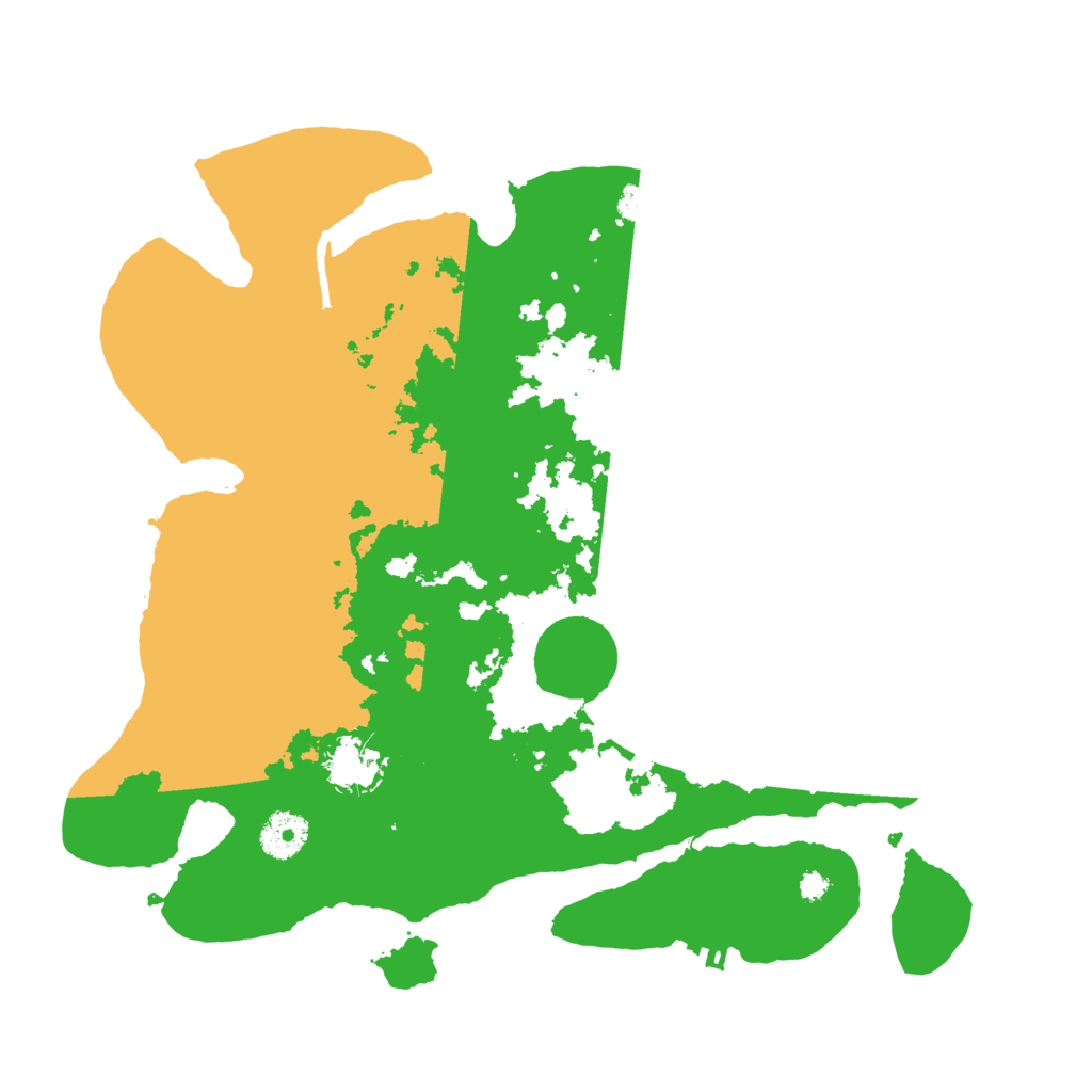 Biome Rust Map: Procedural Map, Size: 3500, Seed: 1063757458