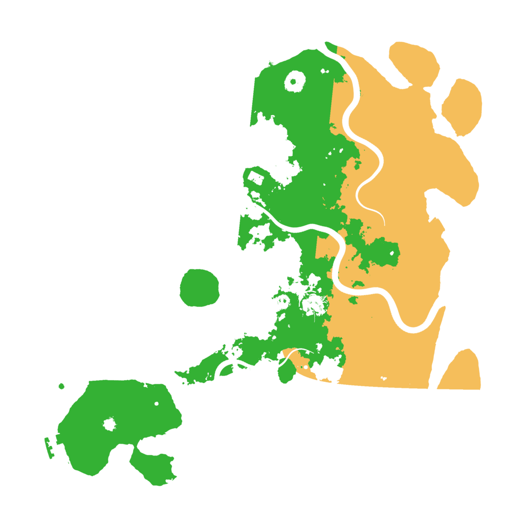 Biome Rust Map: Procedural Map, Size: 3700, Seed: 324240596