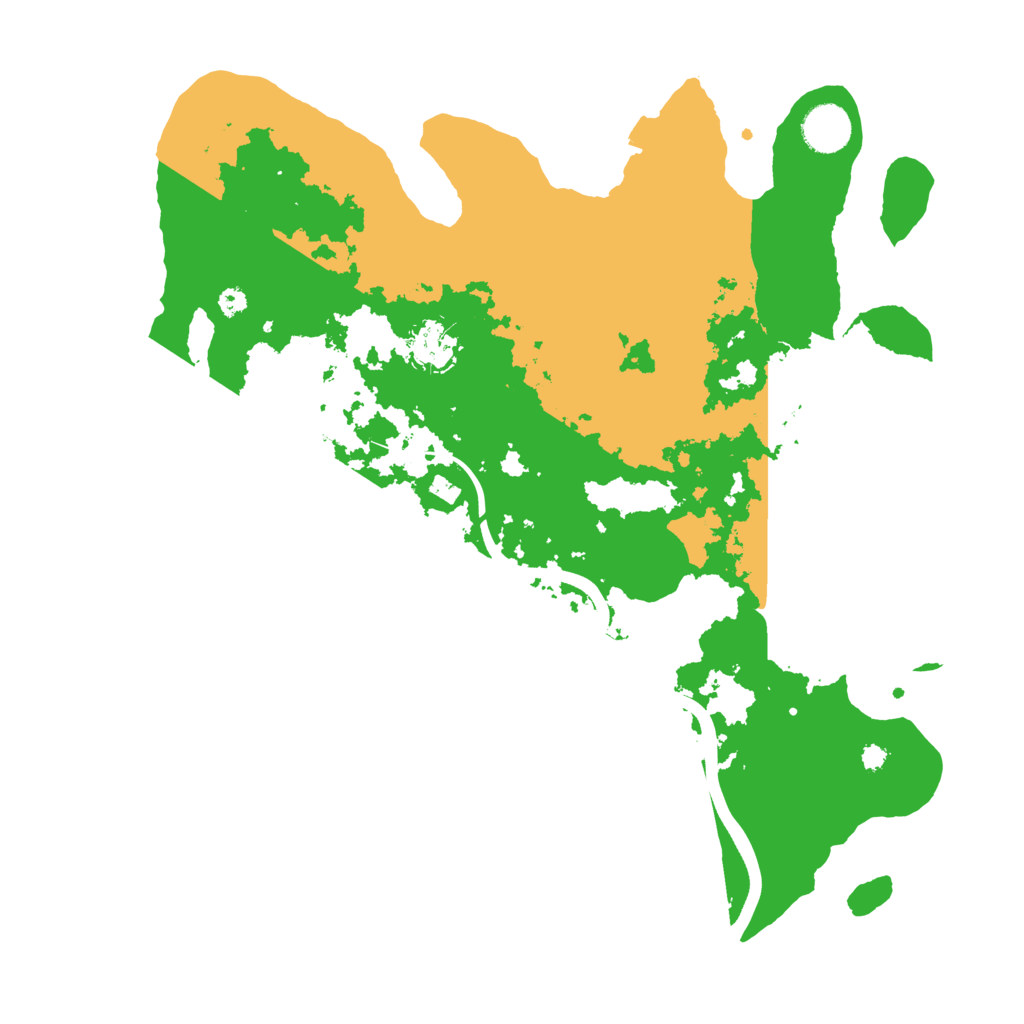 Biome Rust Map: Procedural Map, Size: 3700, Seed: 1890545373