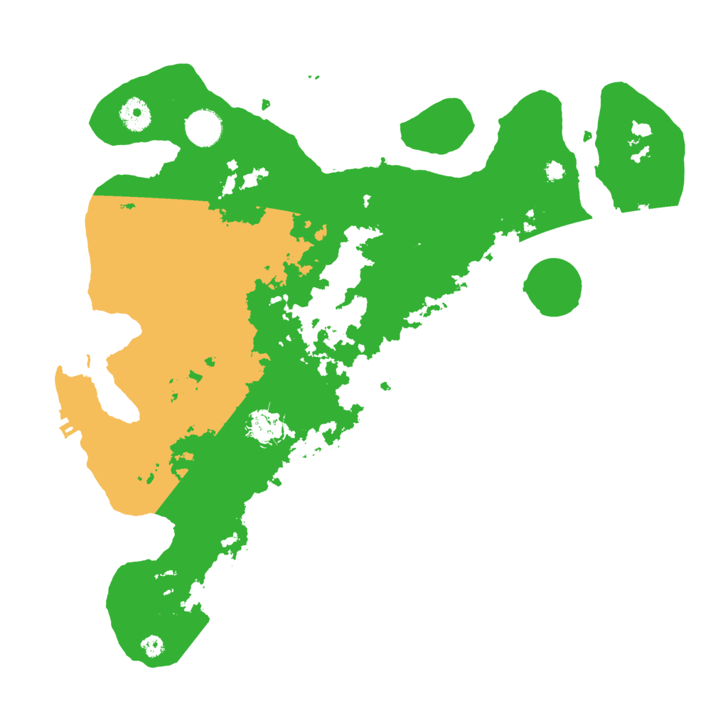 Biome Rust Map: Procedural Map, Size: 3500, Seed: 50479887