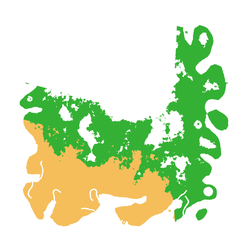 Biome Rust Map: Procedural Map, Size: 4500, Seed: 1136