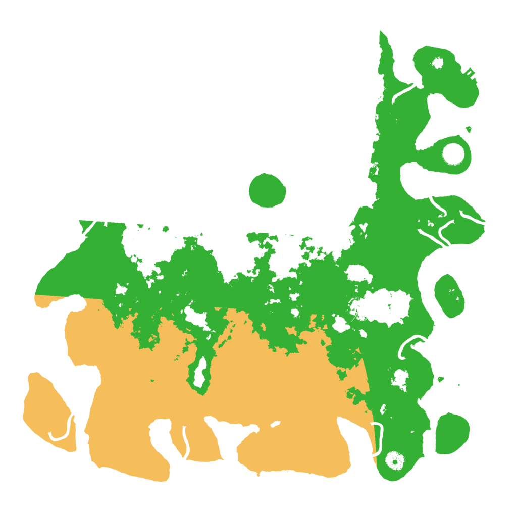 Biome Rust Map: Procedural Map, Size: 4200, Seed: 592262070