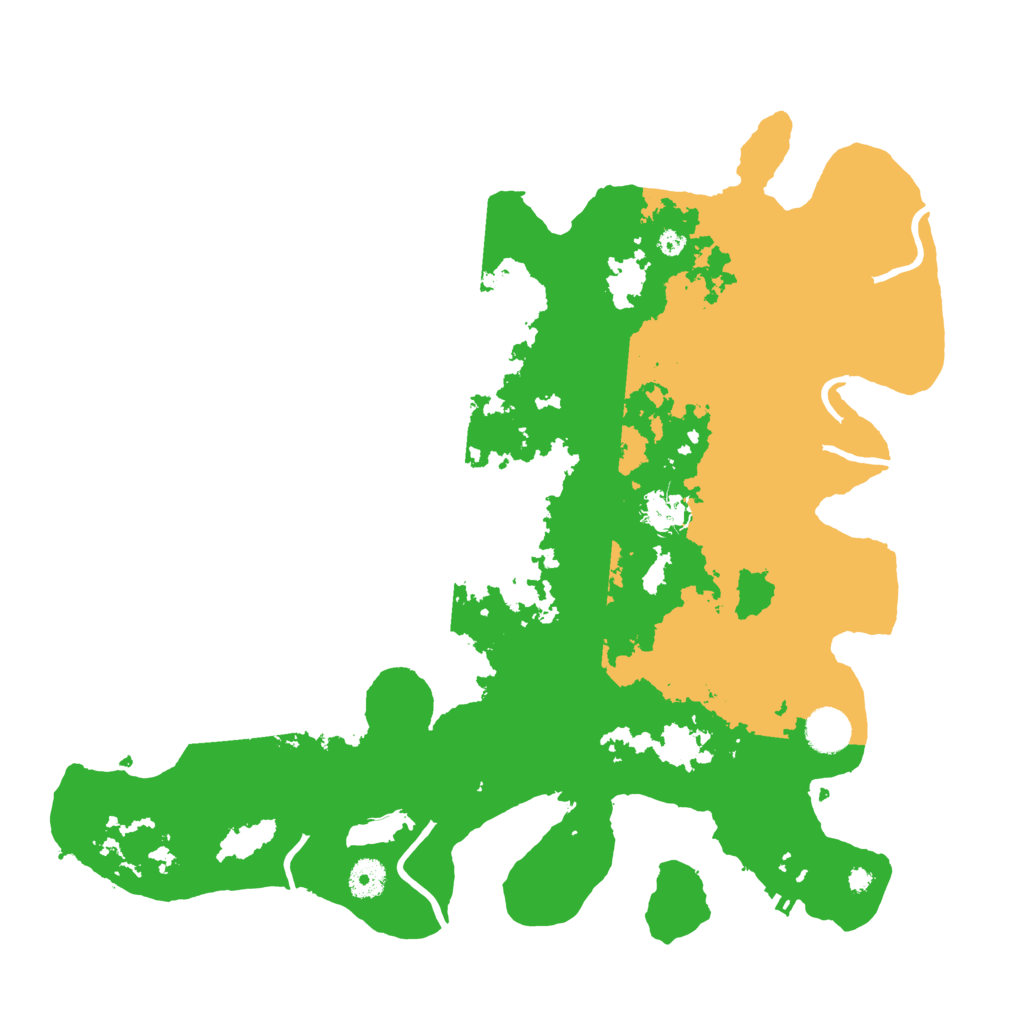 Biome Rust Map: Procedural Map, Size: 4000, Seed: 6579