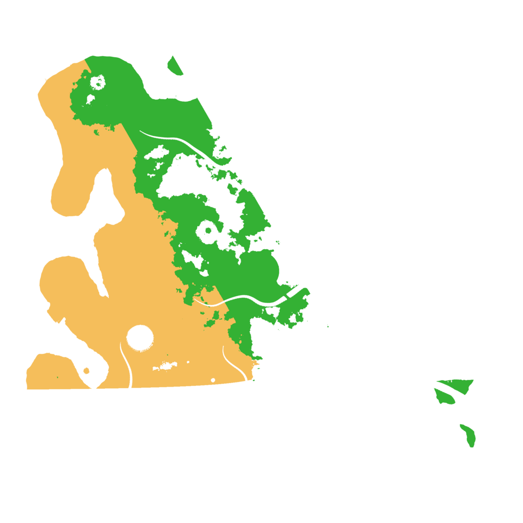 Biome Rust Map: Procedural Map, Size: 3500, Seed: 295352099