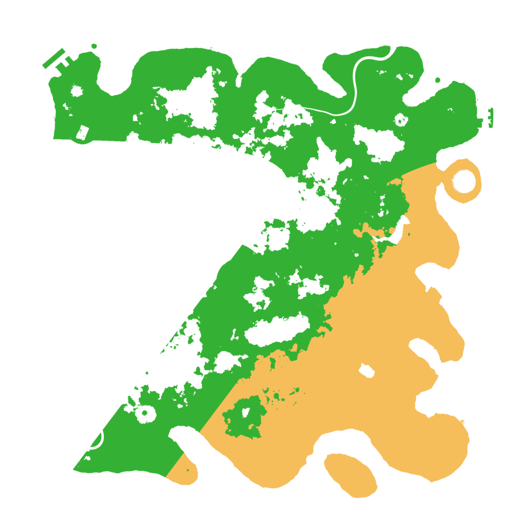 Biome Rust Map: Procedural Map, Size: 4000, Seed: 453456