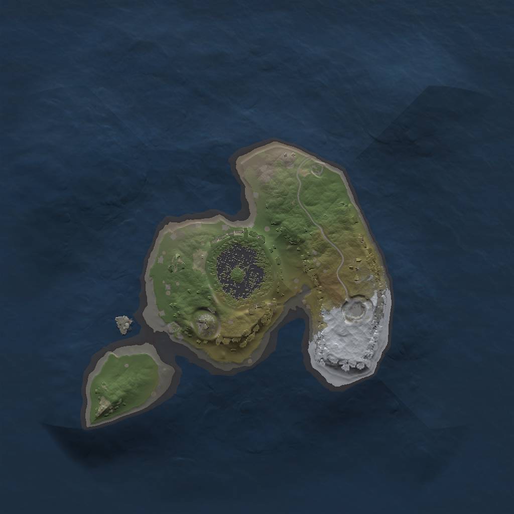 Rust Map: Procedural Map, Size: 1500, Seed: 1312647096, 4 Monuments
