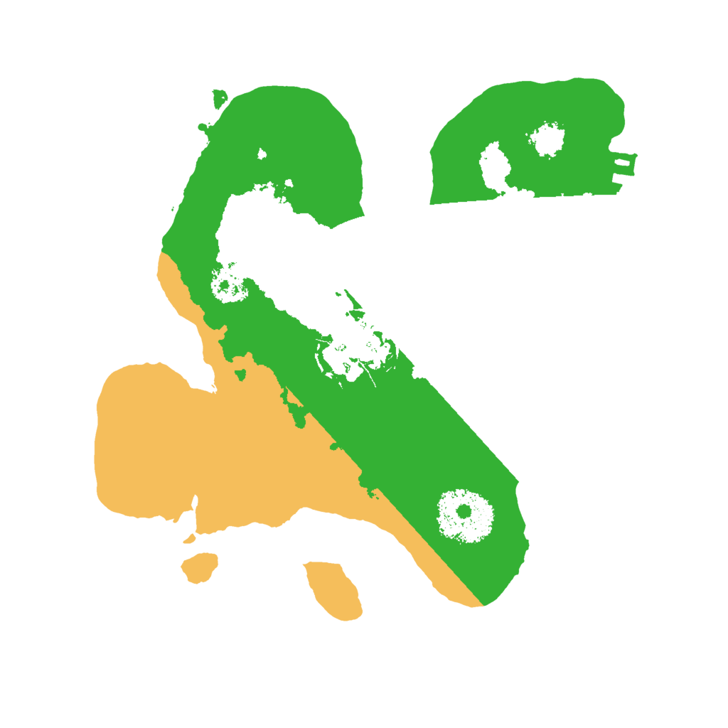 Biome Rust Map: Procedural Map, Size: 2000, Seed: 1425228