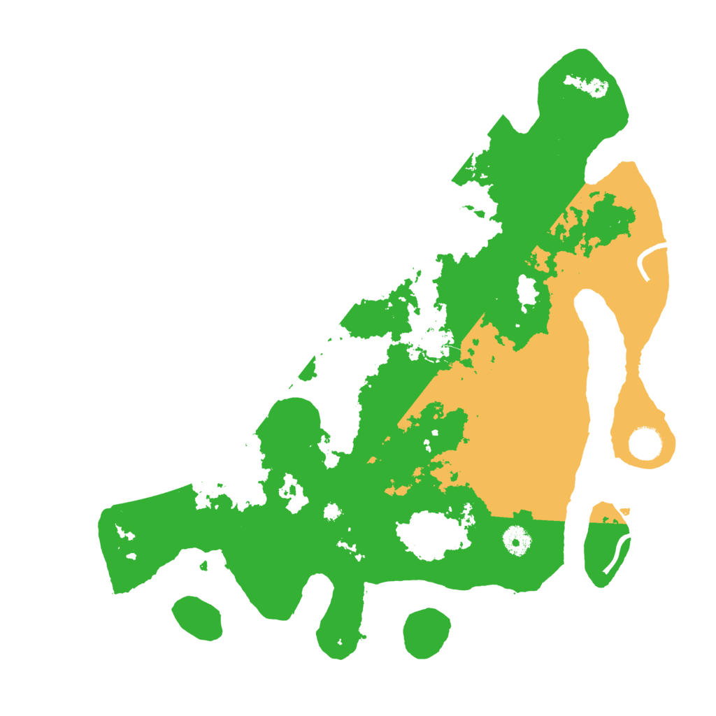 Biome Rust Map: Procedural Map, Size: 3800, Seed: 1210167027