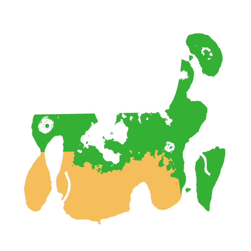 Biome Rust Map: Procedural Map, Size: 2500, Seed: 591902975