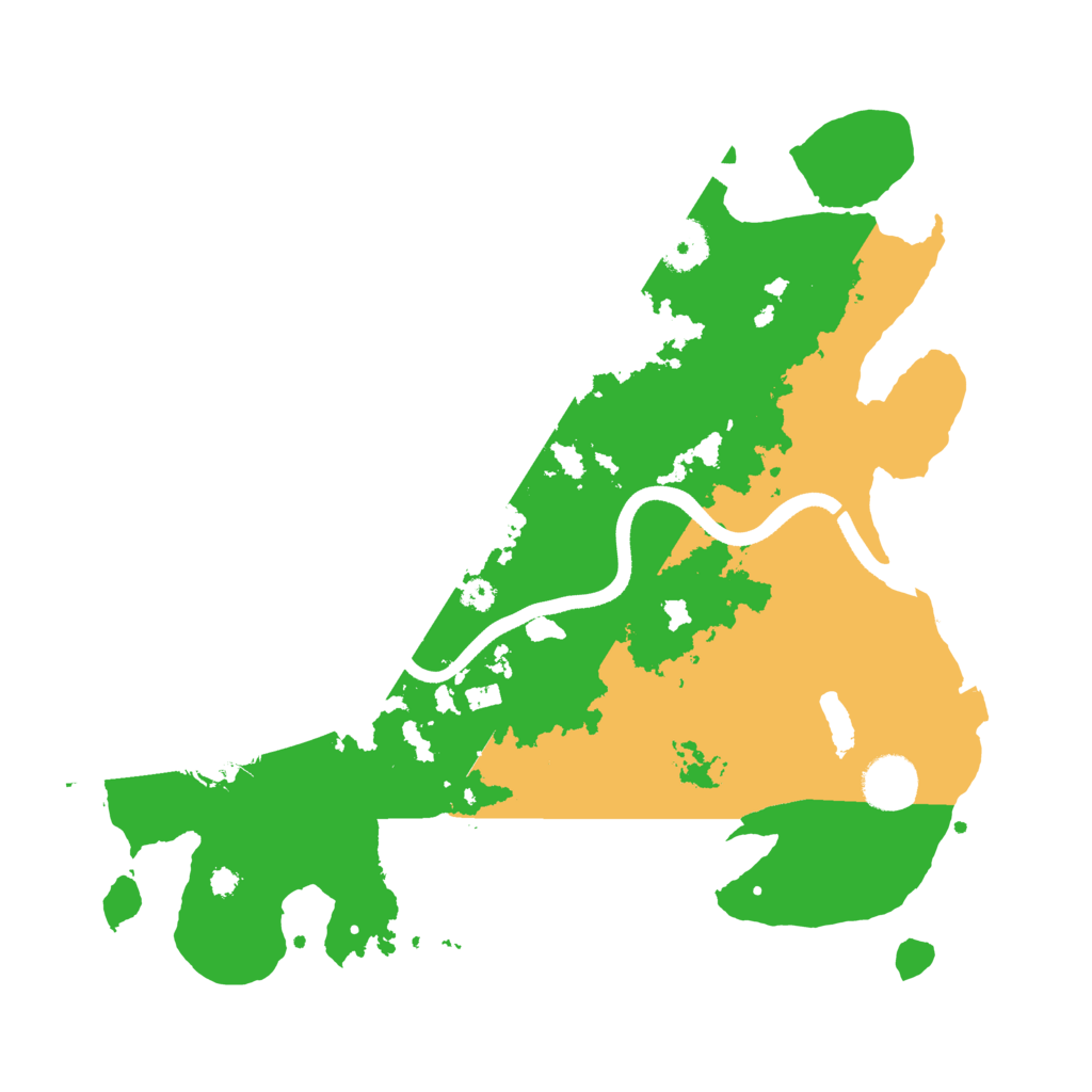 Biome Rust Map: Procedural Map, Size: 3500, Seed: 6265859