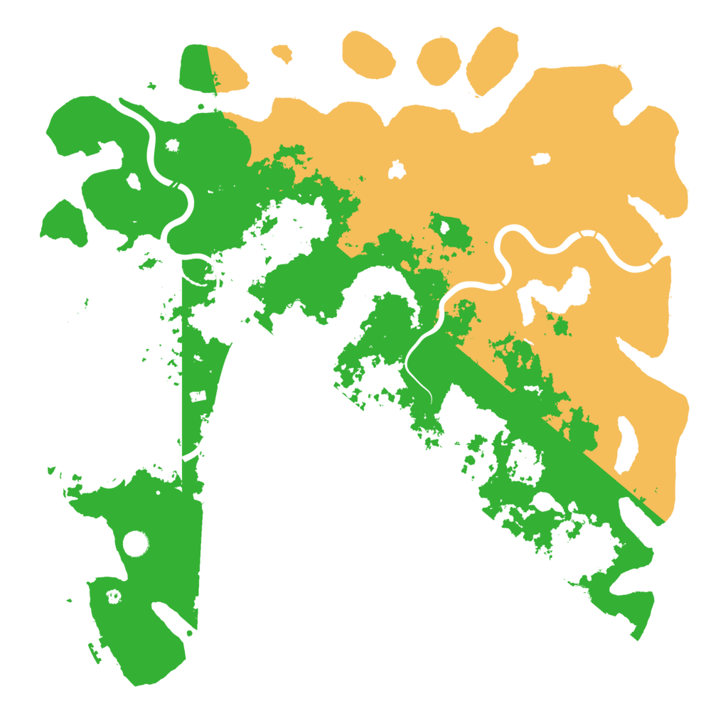 Biome Rust Map: Procedural Map, Size: 5000, Seed: 1864757007