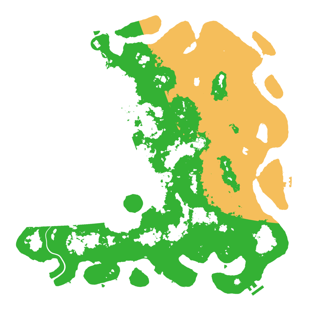 Biome Rust Map: Procedural Map, Size: 4500, Seed: 225492