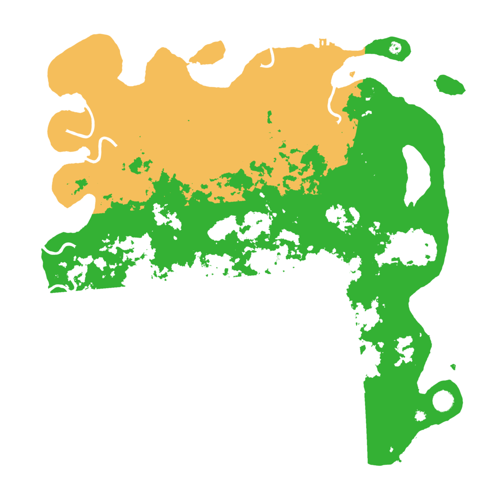 Biome Rust Map: Procedural Map, Size: 4250, Seed: 8282