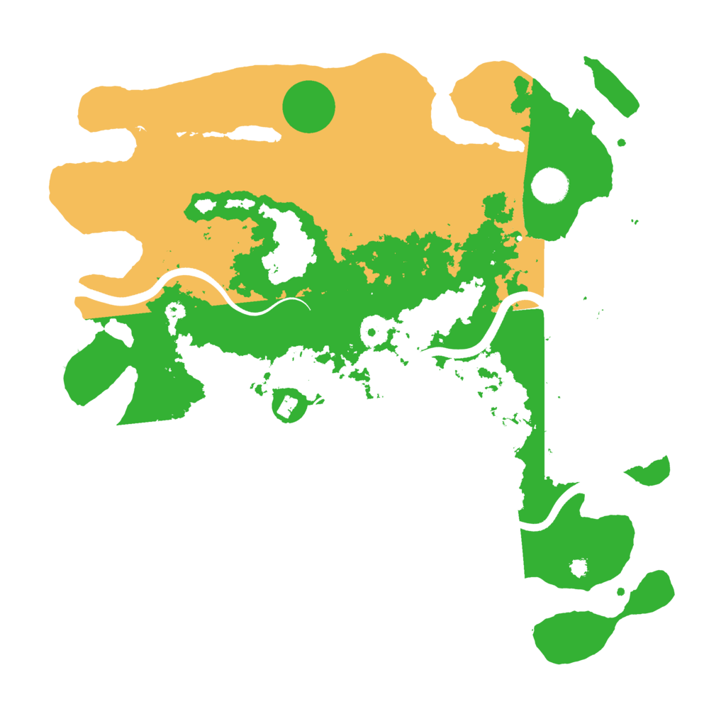 Biome Rust Map: Procedural Map, Size: 3650, Seed: 2128851232