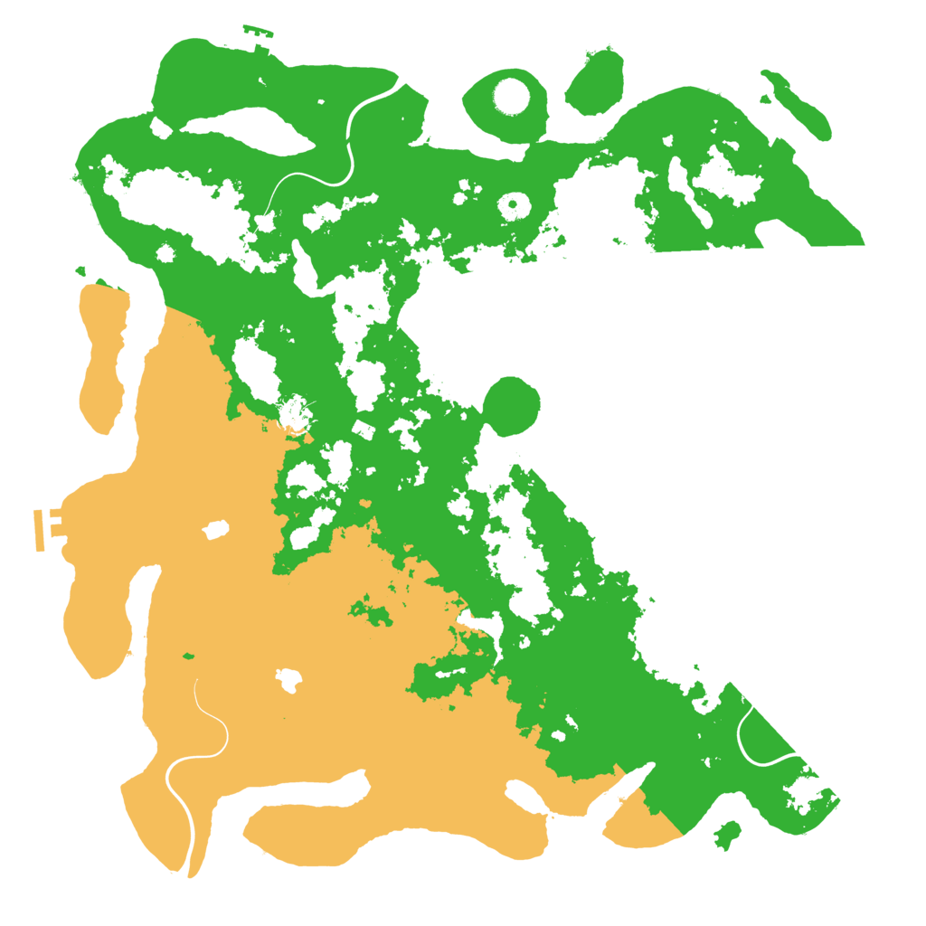 Biome Rust Map: Procedural Map, Size: 4500, Seed: 1799898