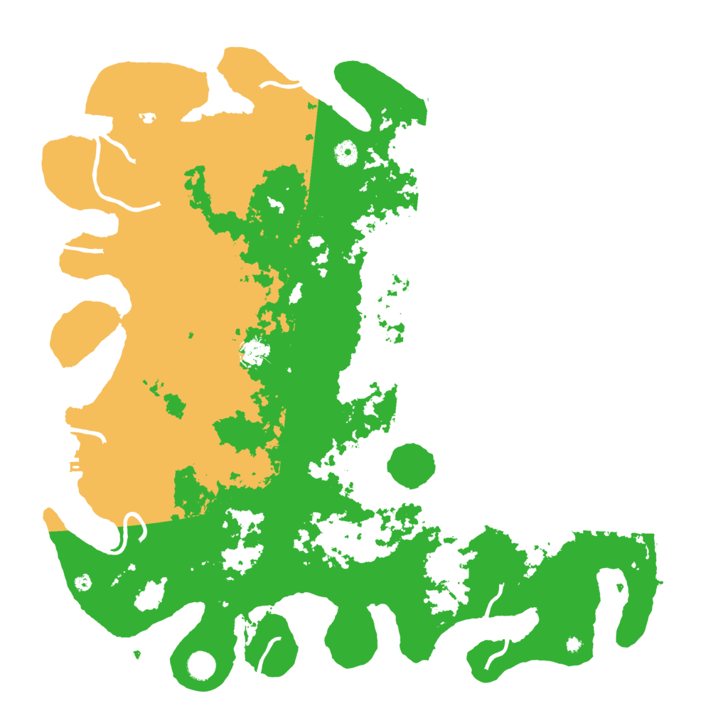 Biome Rust Map: Procedural Map, Size: 4500, Seed: 158230671