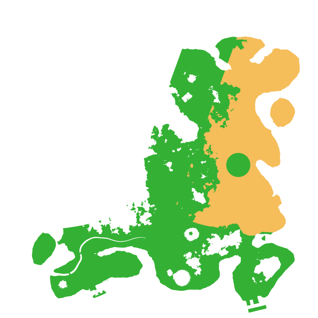 Biome Rust Map: Procedural Map, Size: 3500, Seed: 1569326277