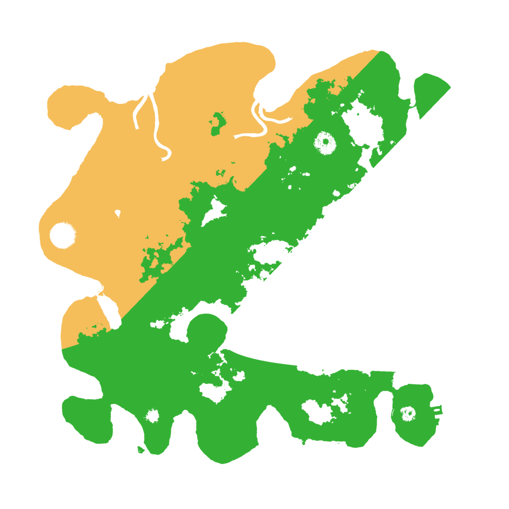 Biome Rust Map: Procedural Map, Size: 3500, Seed: 994140522