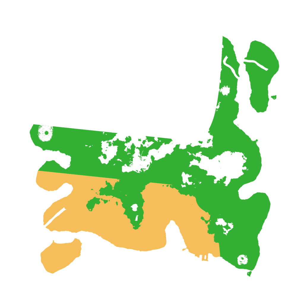 Biome Rust Map: Procedural Map, Size: 3000, Seed: 954018633