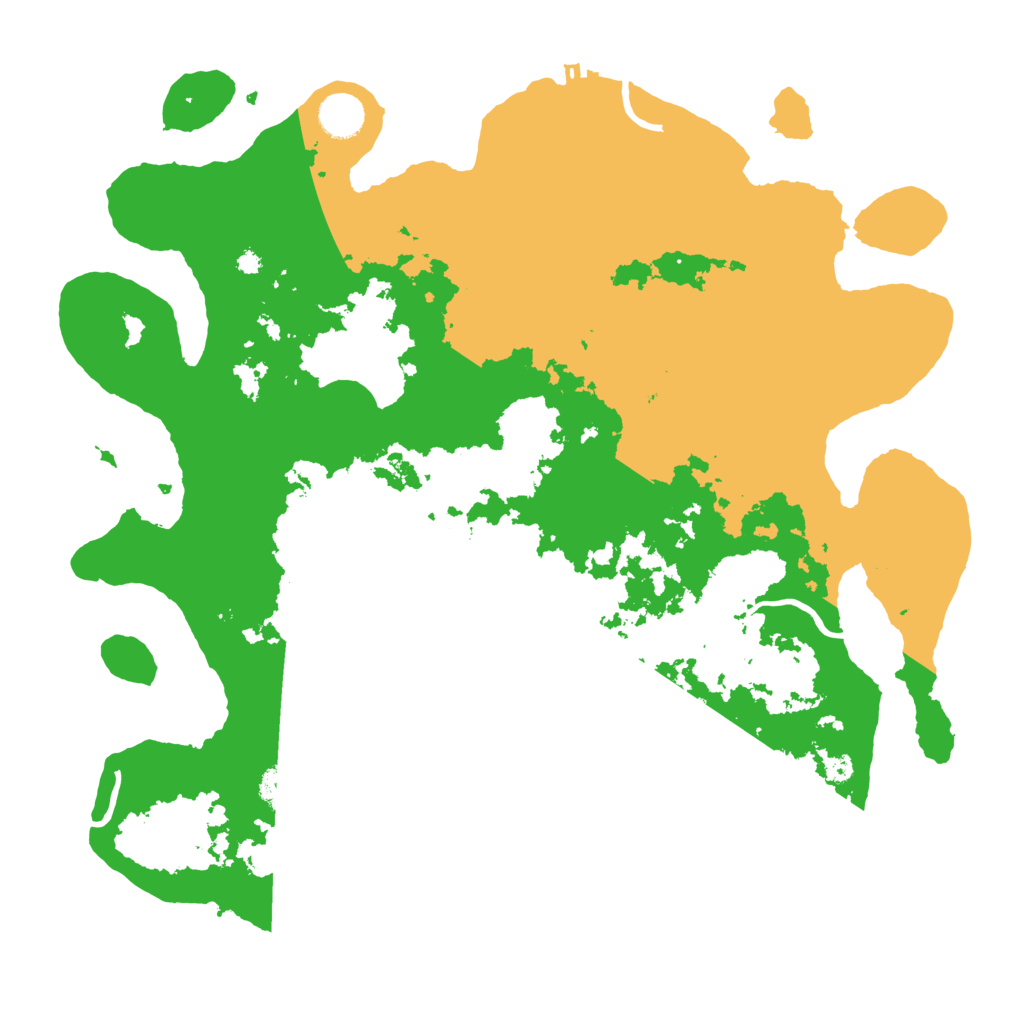 Biome Rust Map: Procedural Map, Size: 4000, Seed: 22590