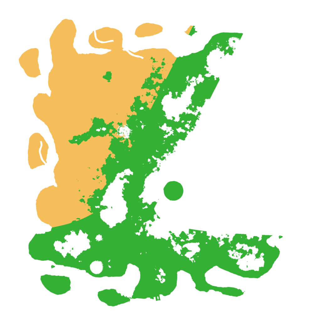 Biome Rust Map: Procedural Map, Size: 4350, Seed: 38