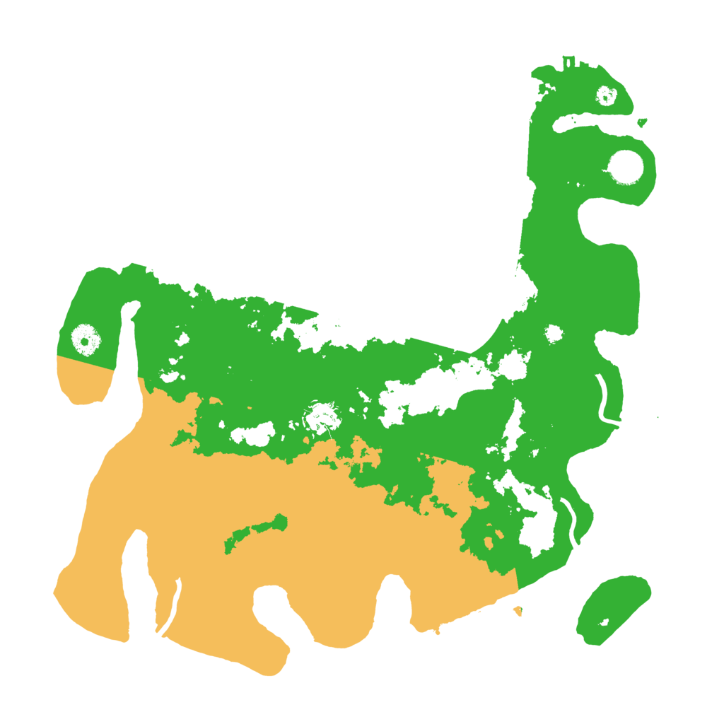 Biome Rust Map: Procedural Map, Size: 3700, Seed: 1284643914