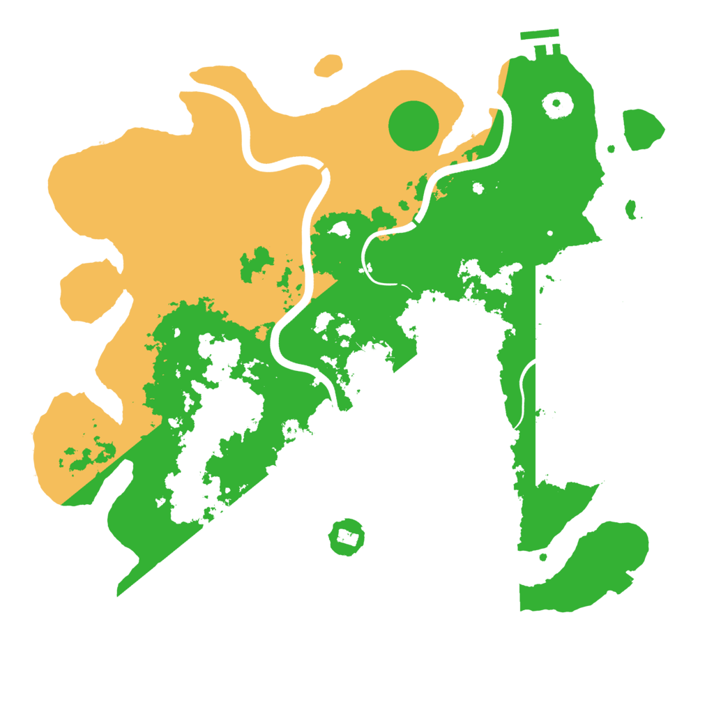 Biome Rust Map: Procedural Map, Size: 3750, Seed: 66566609