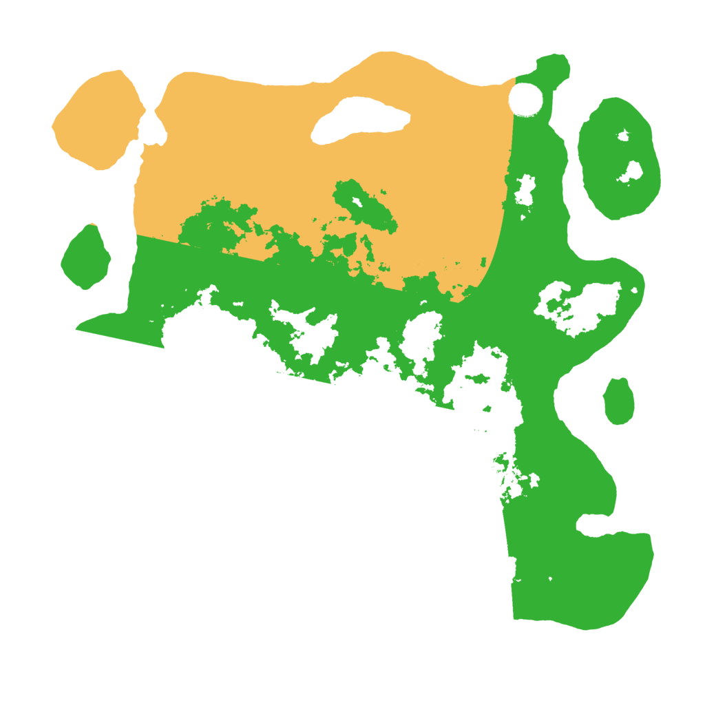 Biome Rust Map: Barren, Size: 3700, Seed: 31348