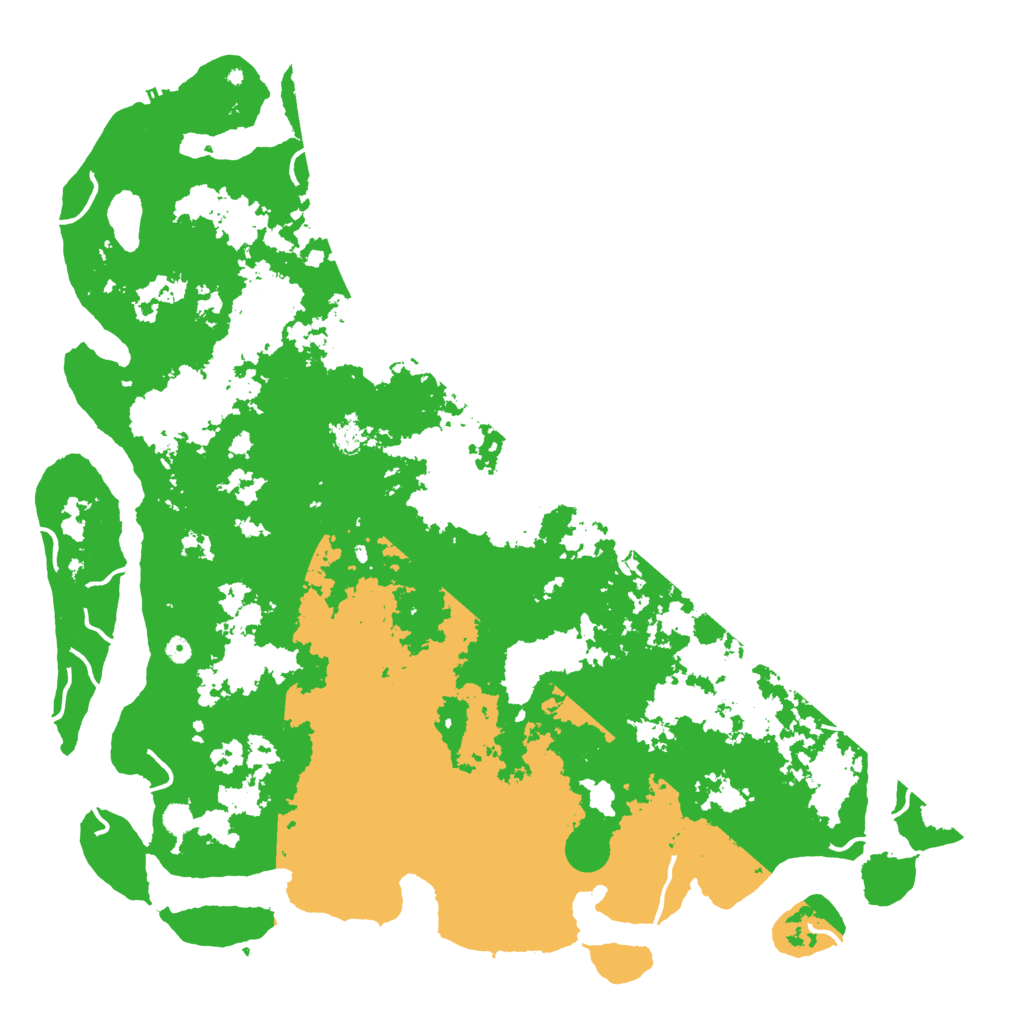 Biome Rust Map: Procedural Map, Size: 6000, Seed: 88584168