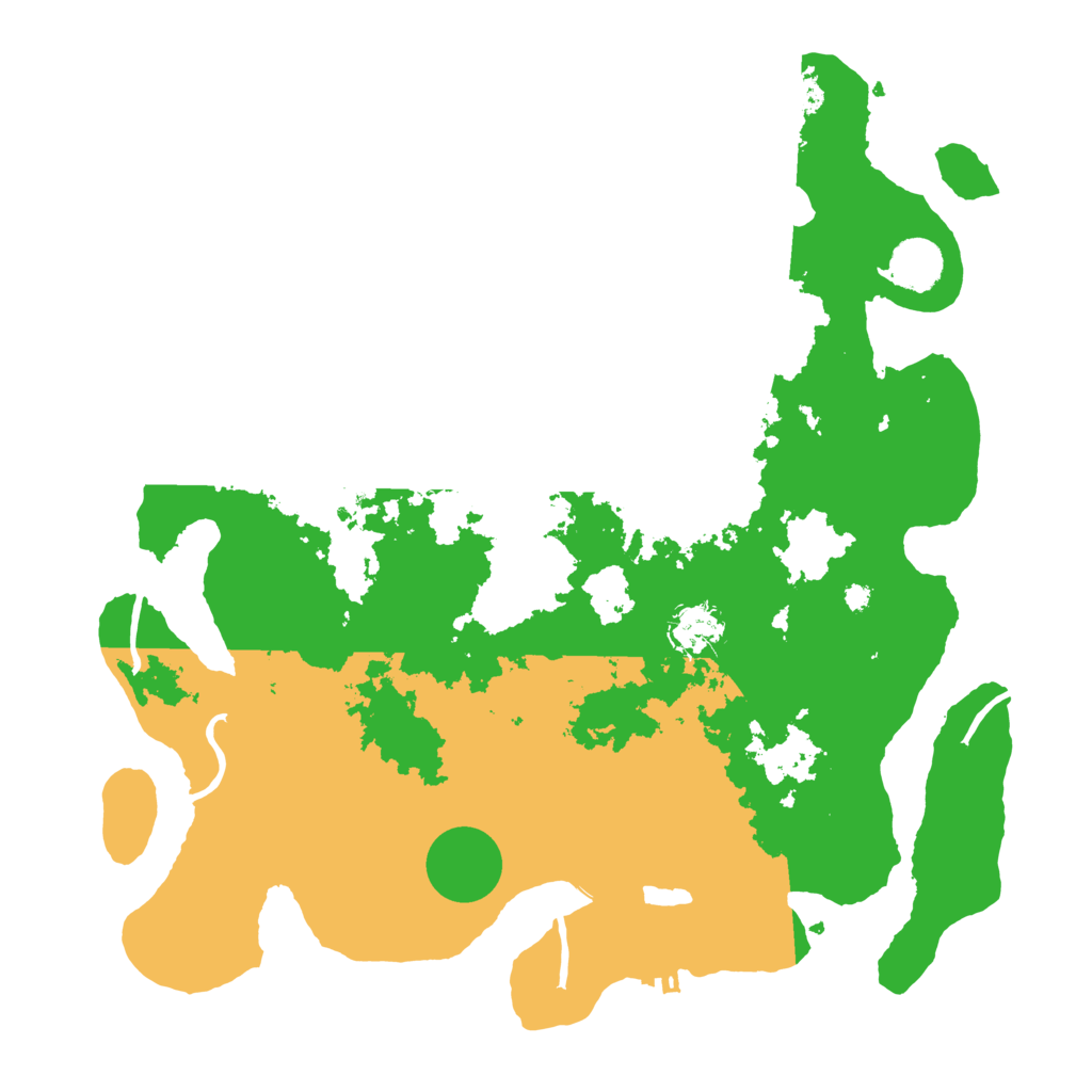 Biome Rust Map: Procedural Map, Size: 3800, Seed: 5985