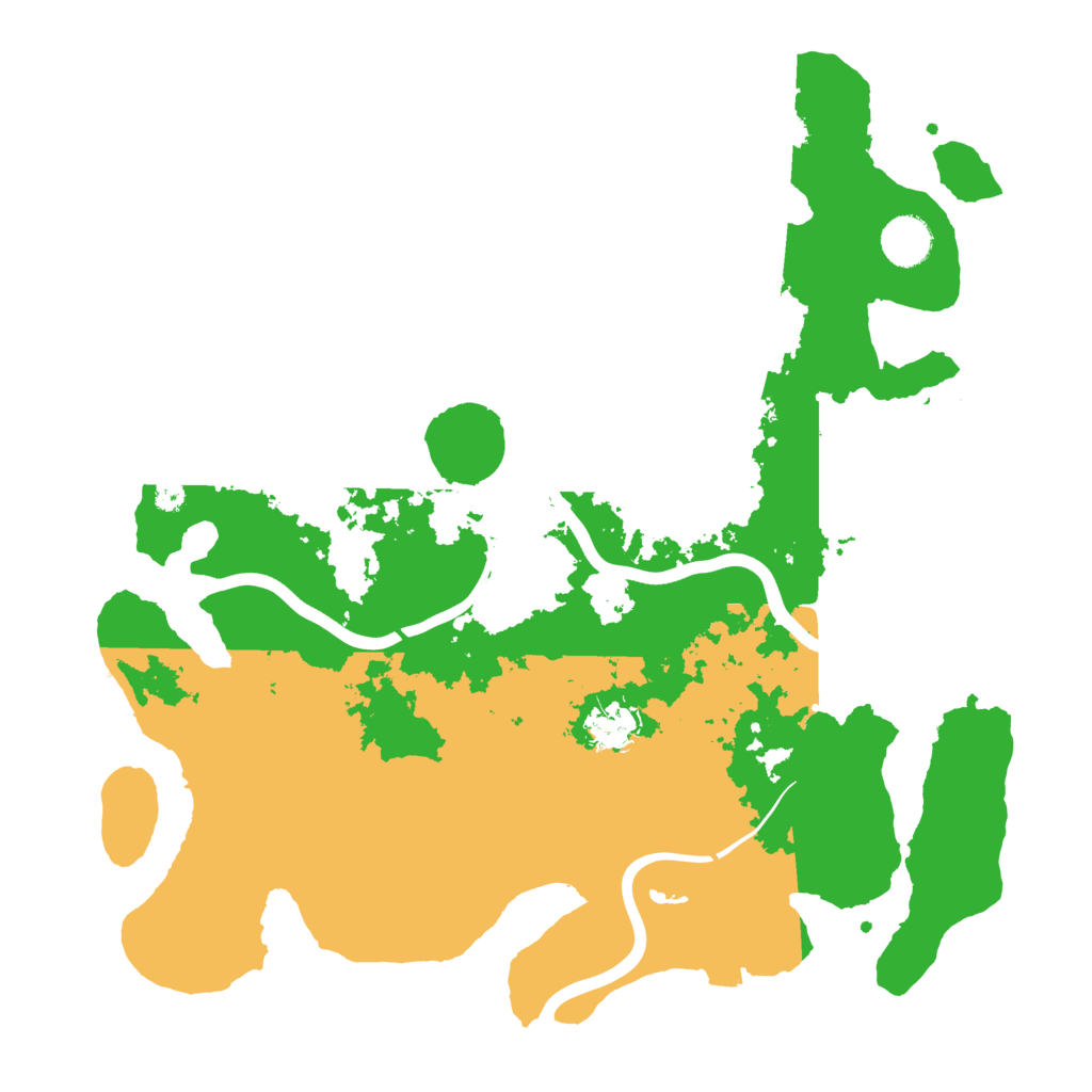 Biome Rust Map: Procedural Map, Size: 3800, Seed: 5985