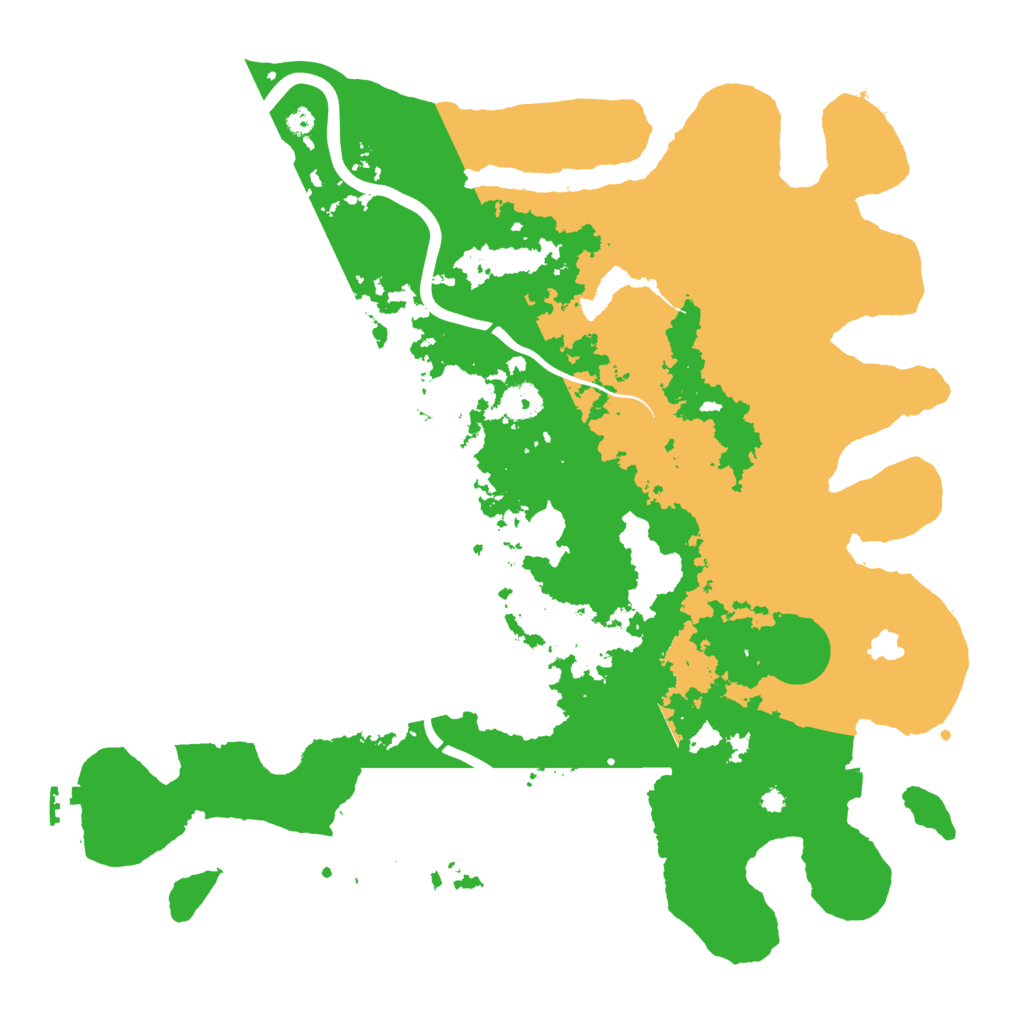 Biome Rust Map: Procedural Map, Size: 4000, Seed: 73737363