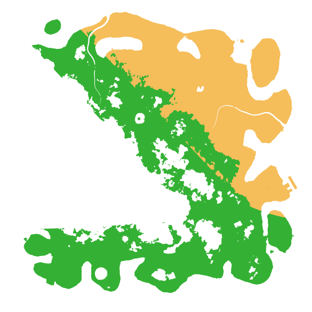 Biome Rust Map: Procedural Map, Size: 4445, Seed: 2107164351