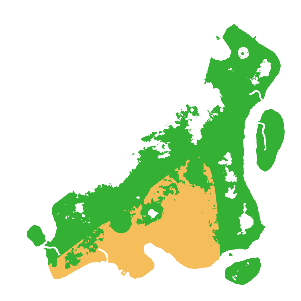 Biome Rust Map: Procedural Map, Size: 4000, Seed: 1101674651