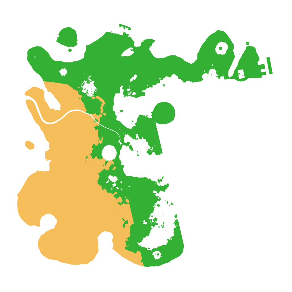 Biome Rust Map: Procedural Map, Size: 3500, Seed: 60827