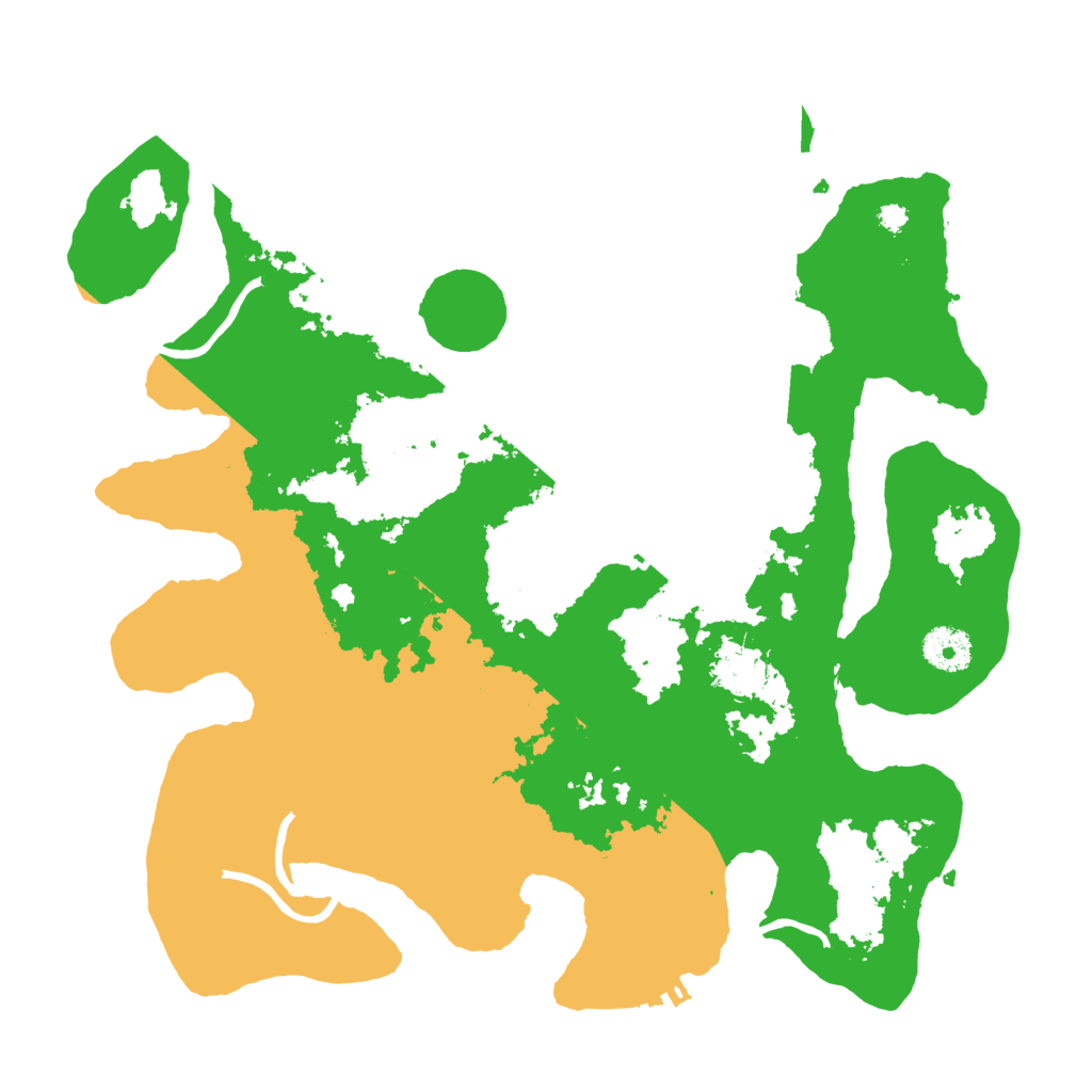 Biome Rust Map: Procedural Map, Size: 3500, Seed: 2042022690