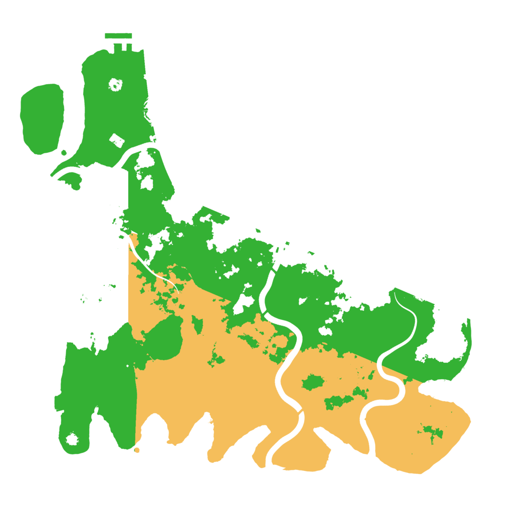 Biome Rust Map: Procedural Map, Size: 3850, Seed: 29885690