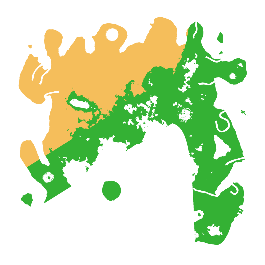 Biome Rust Map: Procedural Map, Size: 3750, Seed: 300922