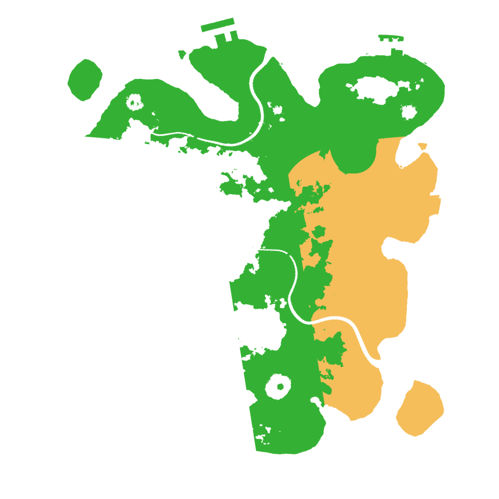 Biome Rust Map: Procedural Map, Size: 3000, Seed: 84274909